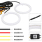 4PCS Anelli LED RGB Angel Eyes COB 12V/24V – Luci Decorative con Controllo App