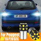 2 Pezzi Lampadine LED Retromarcia P21W BA15S 1156 – Luce Bianca ad Alta Luminosità per Peugeot 106, 1007, 206, 207, 2008, 306, 307, 308 SW, 406, 407, 607, 806, 807, 508, 5008