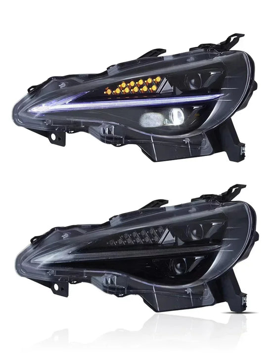 Fari LED per Toyota GT86 / Subaru BRZ 2012-2021 – Proiettore con DRL e Design Sportivo