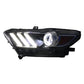 Fari LED per Ford Mustang (2015-2017) – Proiettore, DRL, Design Plug & Play