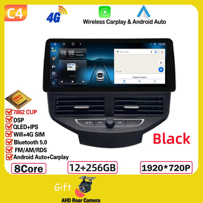 Autoradio 12,3” per Ford Fiesta MK6/MK7 (2009-2016) LHD/RHD – Android 14, GPS Wireless, CarPlay Android, Display in Stile BMW