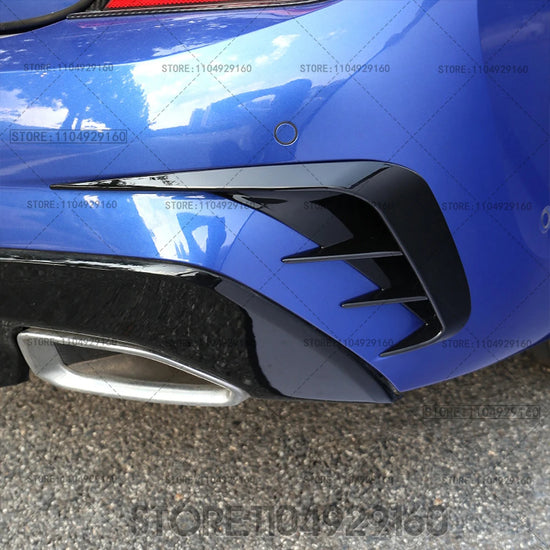 Paraurti Posteriore Lip Spoiler con Prese d’Aria per BMW Serie 3 G20 M-Sport (2019-2022) – Compatibile con 320e, 330e, 318i, 320i, 325i, 330i, 340i