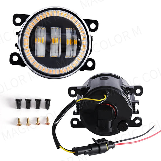 Angel Eye Fog Light con LED DRL e lente per Ford