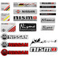 3D In Alluminio Auto Emblema Distintivo Corpo Tronco Adesivi Decalcomania Accessori Auto per Nissan Nismo GTR Tiida Leaf Juke Teana Nota Almera