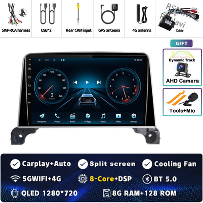 Android 14 CarPlay Autoradio 9" per Peugeot 3008, 4008, 5008 (2017-2020) – GPS, WiFi, DSP, Android Auto
