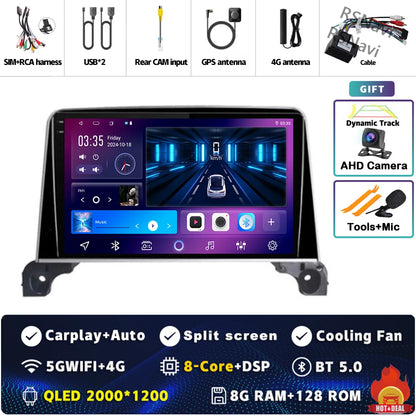 Android 14 CarPlay Autoradio 9" per Peugeot 3008, 4008, 5008 (2017-2020) – GPS, WiFi, DSP, Android Auto