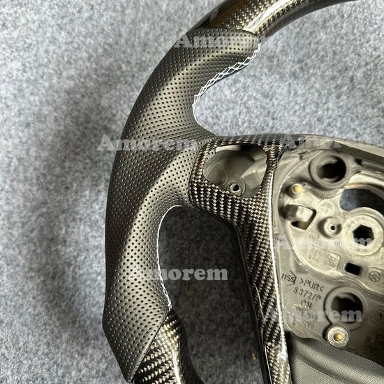 Volante Sportivo in Fibra di Carbonio Personalizzato per Ford Fiesta MK7/MK7.5 ST180 (2009-2017) – Stile Racing su Misura