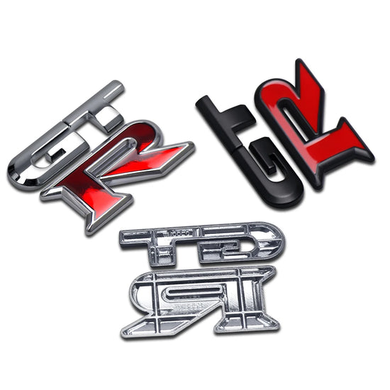 Emblema 3D per Nissan GTR Nismo – Logo per Cofano, Griglia Anteriore, Baule e Parafango Laterale
