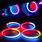 4PCS Anelli LED RGB Angel Eyes COB 12V/24V – Luci Decorative con Controllo App