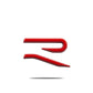 Logo “R” 3D in Metallo Cromato/Nero per VW Golf 8 MK8 – Emblema Griglia Anteriore & Baule Posteriore R-Line