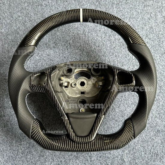 Volante Sportivo in Fibra di Carbonio Personalizzato per Ford Fiesta MK7/MK7.5 ST180 (2009-2017) – Stile Racing su Misura