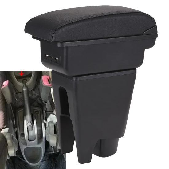Bracciolo Centrale con Box Portaoggetti per Citroën C1, Peugeot 107, Toyota Aygo – Installazione Semplice