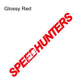 Speed Hunters - Sticker Vinyl 100x10cm per Auto & Tuning