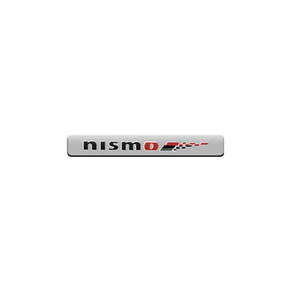3D In Alluminio Auto Emblema Distintivo Corpo Tronco Adesivi Decalcomania Accessori Auto per Nissan Nismo GTR Tiida Leaf Juke Teana Nota Almera