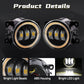 Angel Eye Fog Light con LED DRL e lente per Ford