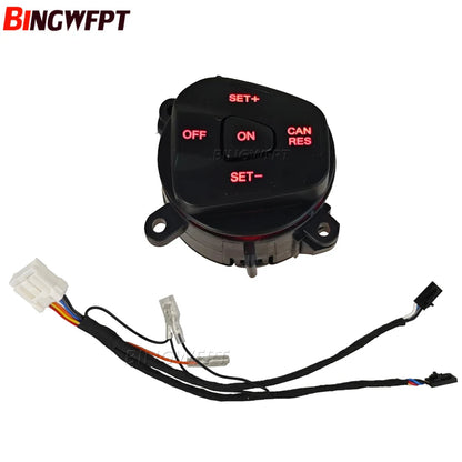 🎮 Pulsanti Cruise Control al Volante con Cavo per Ford Fiesta MK7 MK8 / Ecosport (2013–2015)