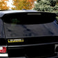 "Caution NO AIRBAGS We Die Like Real Men"Car Sticker 2 PCS