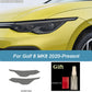 Pellicola Protettiva Fari TPU Nera Affumicata per Volkswagen Golf 8 MK8 2020-2021