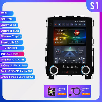 Autoradio Android 13 con Schermo 9.7” e Telecamera 360° – Compatibile con Renault Koleos, Megane 4, Samsung SM6, Talisman (2017-2019) – CarPlay, Android Auto, GPS, 4G