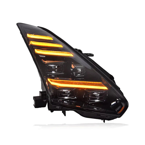Fari LED per Nissan GT-R (2008-2023) – DRL, Lente Proiettore, Indicatori Sequenziali Dinamici