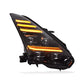 Fari LED per Nissan GT-R (2008-2023) – DRL, Lente Proiettore, Indicatori Sequenziali Dinamici