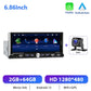 🎵 Autoradio Android 13 Podofo 6.9” 1DIN con CarPlay, Android Auto e WiFi – Touchscreen HD, GPS, Bluetooth e USB – Universale