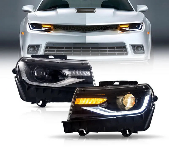 Fari a LED Sequenziali per Chevrolet Camaro 2014-2015 – DRL, Indicatori Dinamici, Xenon HID
