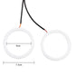 4PCS Anelli LED RGB Angel Eyes COB 12V/24V – Luci Decorative con Controllo App
