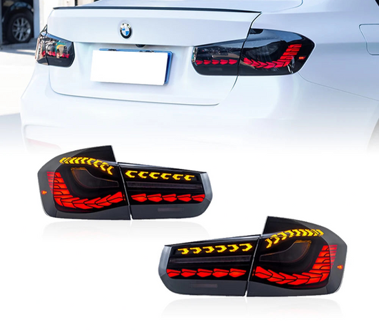 Fanali Posteriori LED per BMW Serie 3 F30 (2013-2018) – Indicatori Dinamici, DRL, Plug & Play