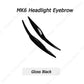 👁️‍🗨️ Eyelid Fari Anteriori per Ford Fiesta MK6 / MK6.5 (2008–2017) – Look Sportivo Nero Lucido o Effetto Carbonio