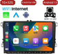 Autoradio Android 13/14 9" 2 DIN per Volkswagen Golf 5/6, Polo, Passat B6/B7, CC, Skoda, Jetta – CarPlay, GPS, WiFi