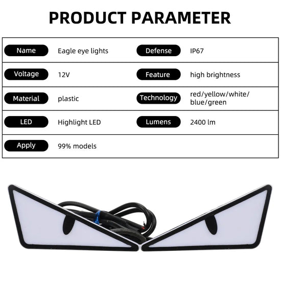 LED Devil’s Eye – Lo Sguardo Audace per la Tua Auto o Moto