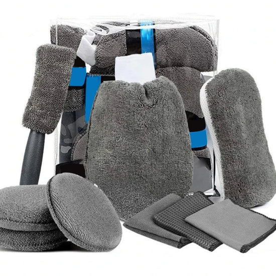 Kit Lavaggio Auto 9 in 1 – Pulizia Premium, Brillantezza Senza Sforzo