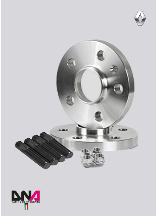 Kit coppia distanziali sp. 20 mm con prigionieri e dadi Motorsport DNA Racing Renault Clio IV RS (2013 - )